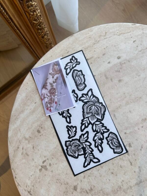 استكر حناء نقش خليجي – موديل رقم 7